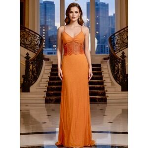 Dress beautiful hand, beaded Attitudes by Debra